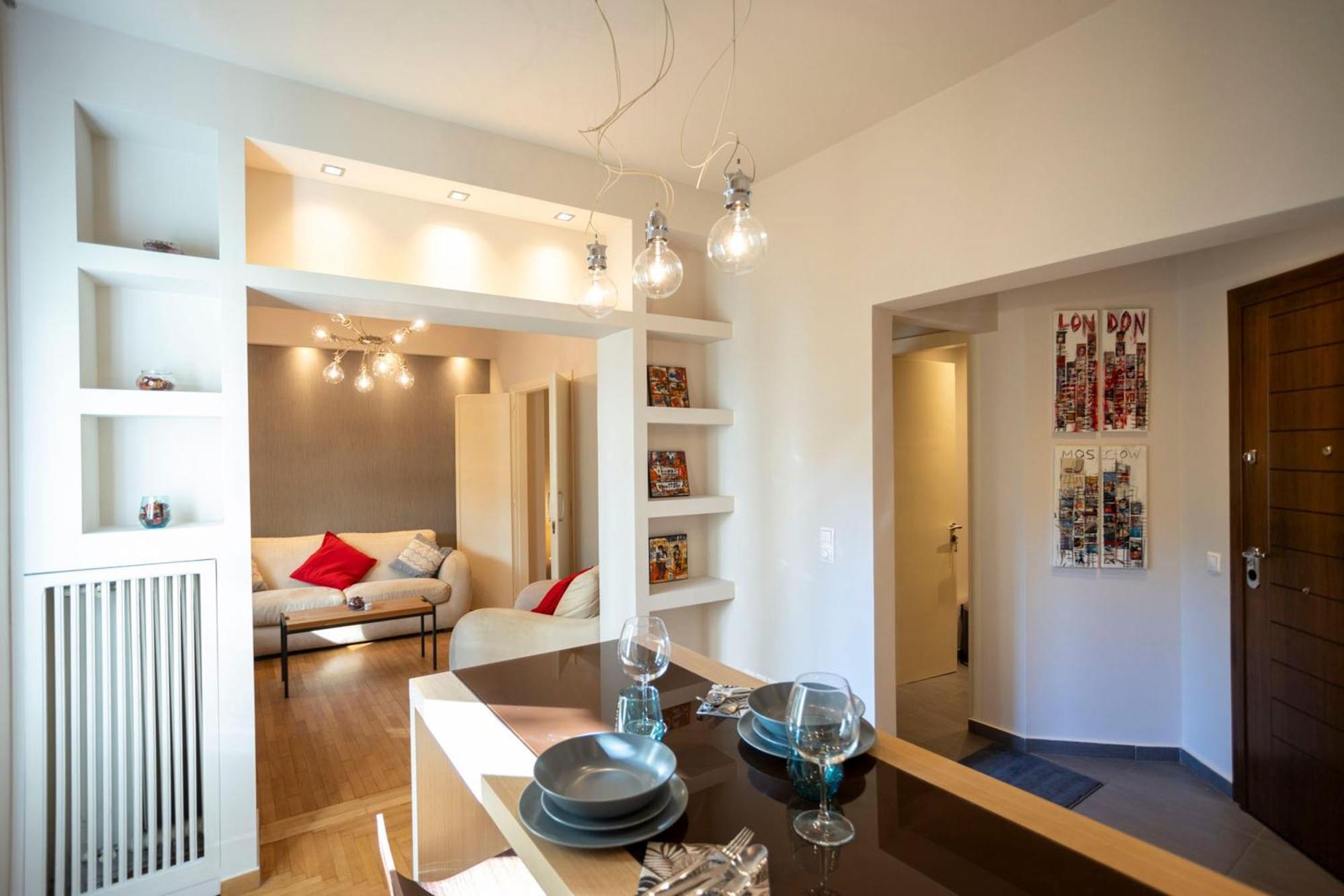 Modern 1-bedroom Retreat In Pangrati